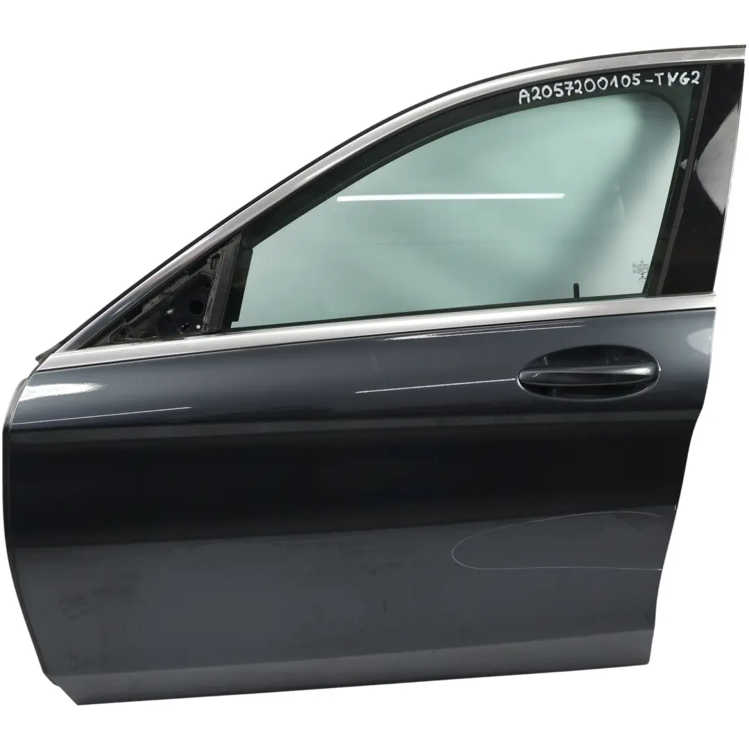 Mercedes W205 Door Front Left N/S Tenorite Grey Metallic - 755 - SKU A2057200105-TNG2 - Part number A2057200105