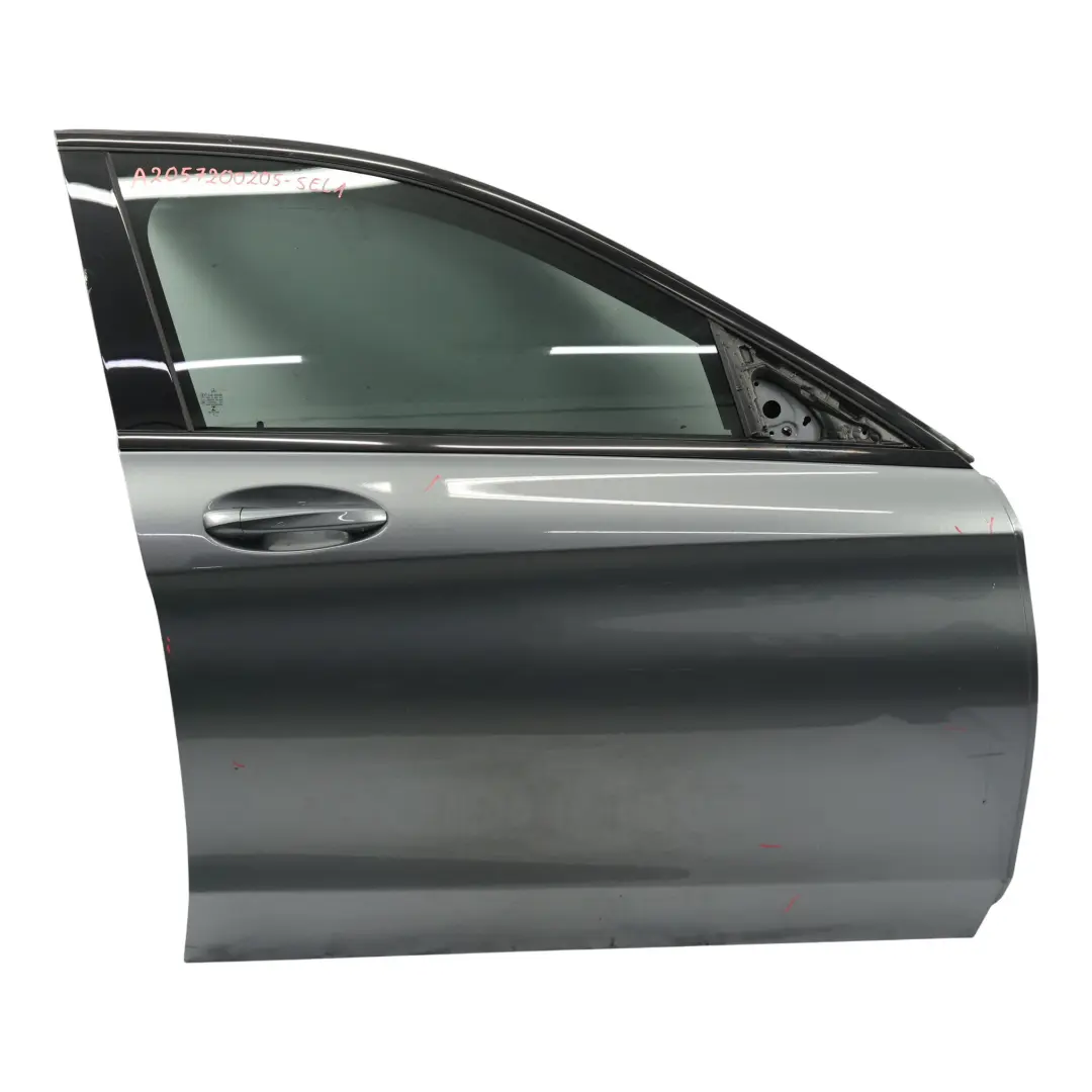 Mercedes W205 Porta anteriore destra Grigio Selenite metallizzato - 992 - SKU A2057200205-SEL1 - Numero di parte A2057200205