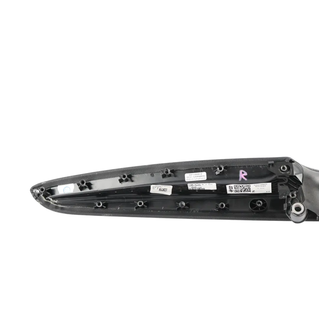 Door Armrest Black Front Right O/S to Mercedes C205 with Part number A2057208610 Mercedes C205 Door Armrest Black Front Right O/S - SKU A2057208610 - Part number A2057208610