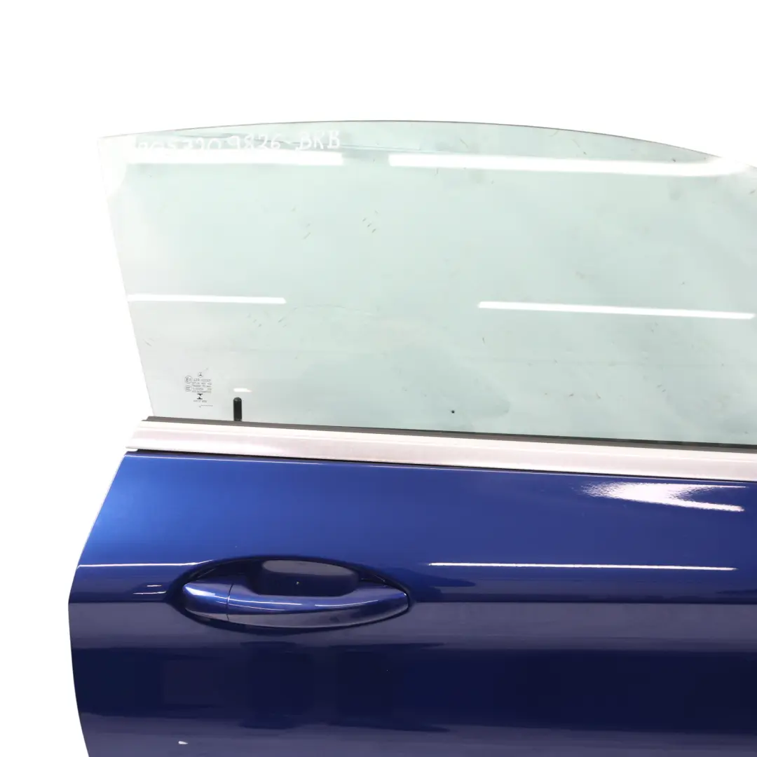 Mercedes C205 Door Front Right O/S C-Class Brilliant Blue Metallic - 896 - SKU A2057209826-BRB - Part number A2057209826