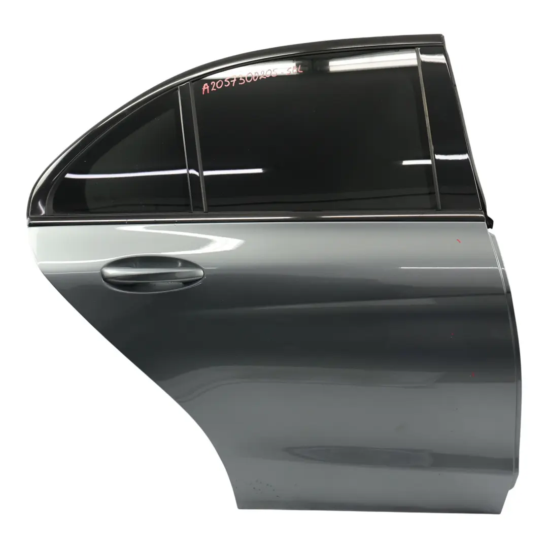 Mercedes W205 Puerta Trasera Derecha Selenite Grey Gris Metallic - 992 - SKU A2057300205-SEL - Número de pieza A2057300205