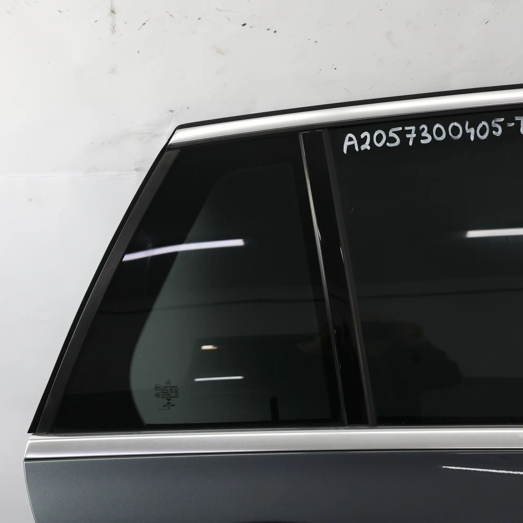 Mercedes S205 Kombi Drzwi Tylne Prawe Tenorite Gey Szary Metalik 755
