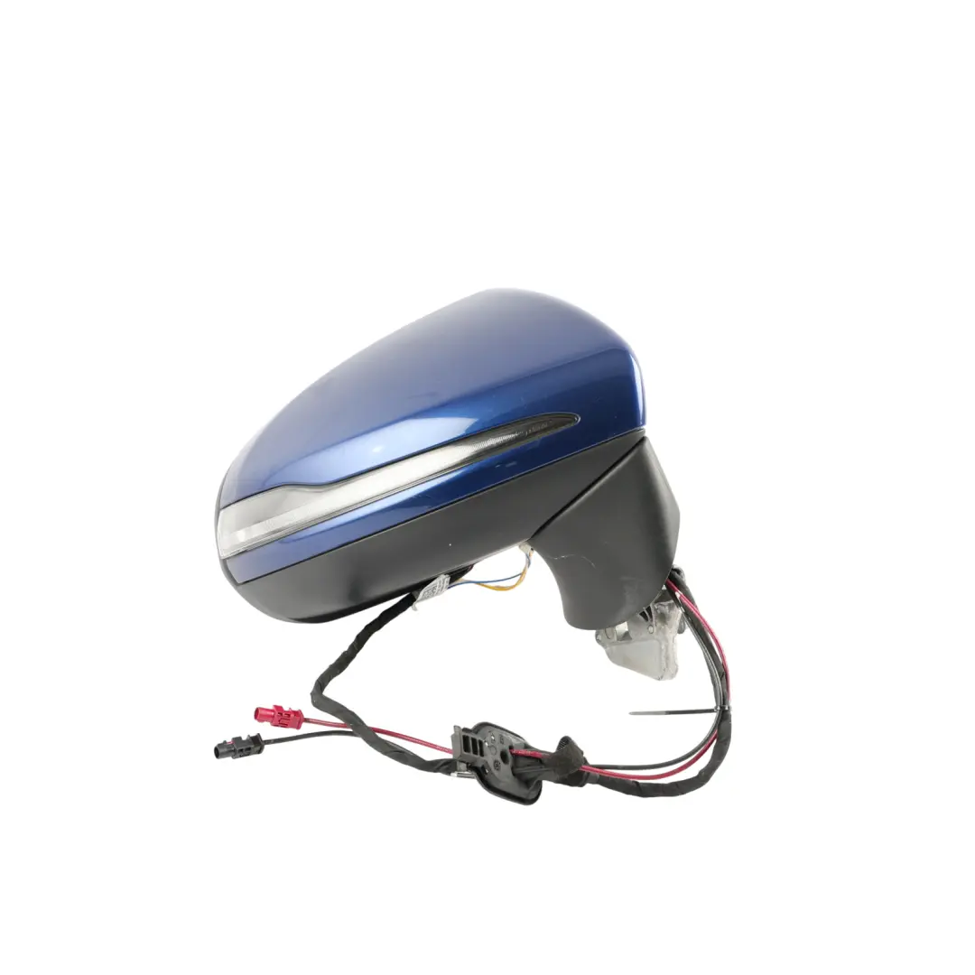 Door Right Wing Mirror O/S Brilliant Blue - 896 to Mercedes C205 Coupe with Part number A2058102405 Mercedes C205 Coupe Door Right Wing Mirror O/S Brilliant Blue - 896 - SKU A2058102405-BRB - Part number A2058102405