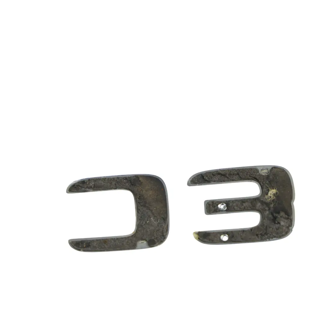 Trunk Lid Emblem Badge C300de to Mercedes W205 Rear Tailgate with Part number A2058176001 Mercedes W205 Rear Tailgate Trunk Lid Emblem Badge C300de - SKU A2058176001 - Part number A2058176001
