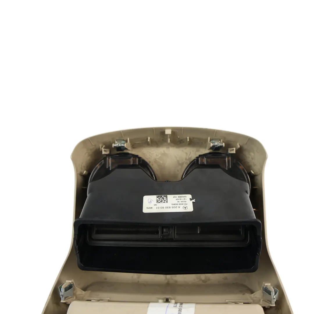 Mercedes S205 Presa Aria Console Grigio Tenorite Metallizzato 755 - SKU A2058308301-4 - Numero di parte A2058308301