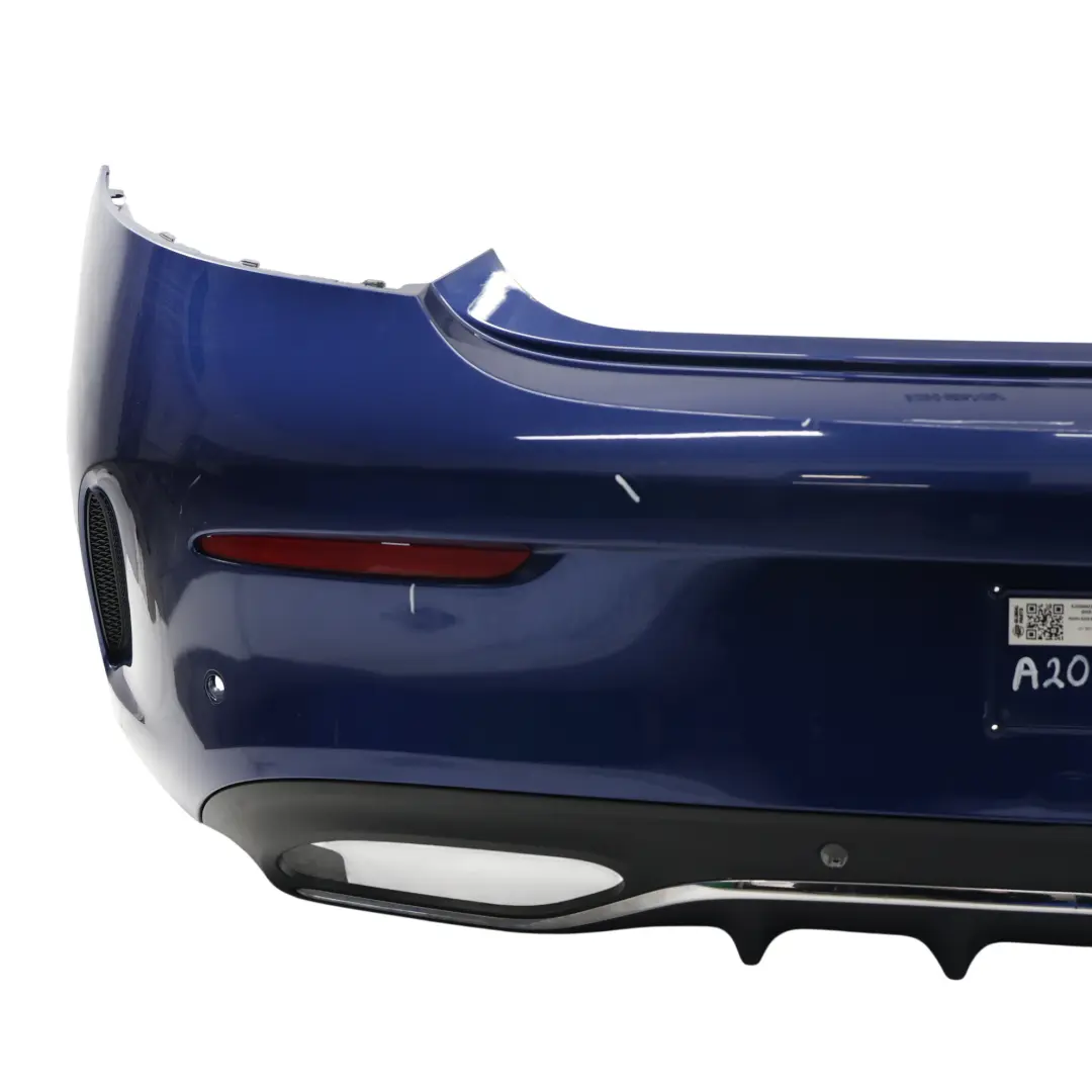 Mercedes A205 C205 Rear Bumper Trim Panel Covering AMG Brilliant Blue - 896 - SKU A2058802206-BRB - Part number A2058802206