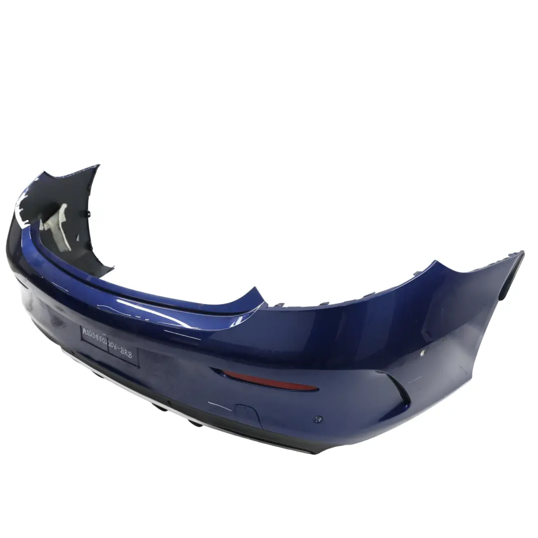 Mercedes A205 C205 Rear Bumper Trim Panel Covering AMG Brilliant Blue - 896 - SKU A2058802206-BRB - Part number A2058802206