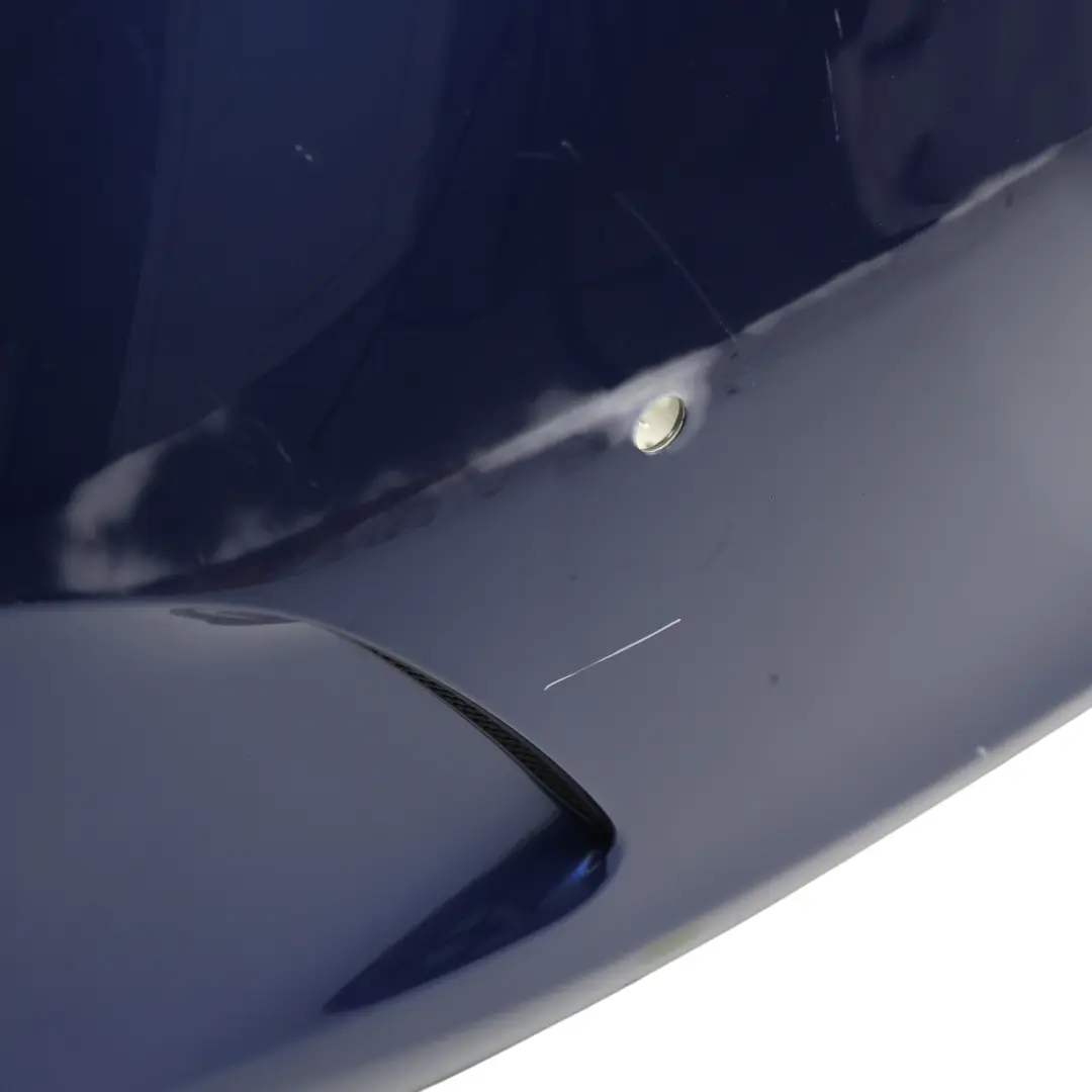 Bumper Trim Panel Covering AMG Brilliant Blue - 896 to Mercedes A205 C205 Rear with Part number A2058802206 Mercedes A205 C205 Rear Bumper Trim Panel Covering AMG Brilliant Blue - 896 - SKU A2058802206-BRB - Part number A2058802206