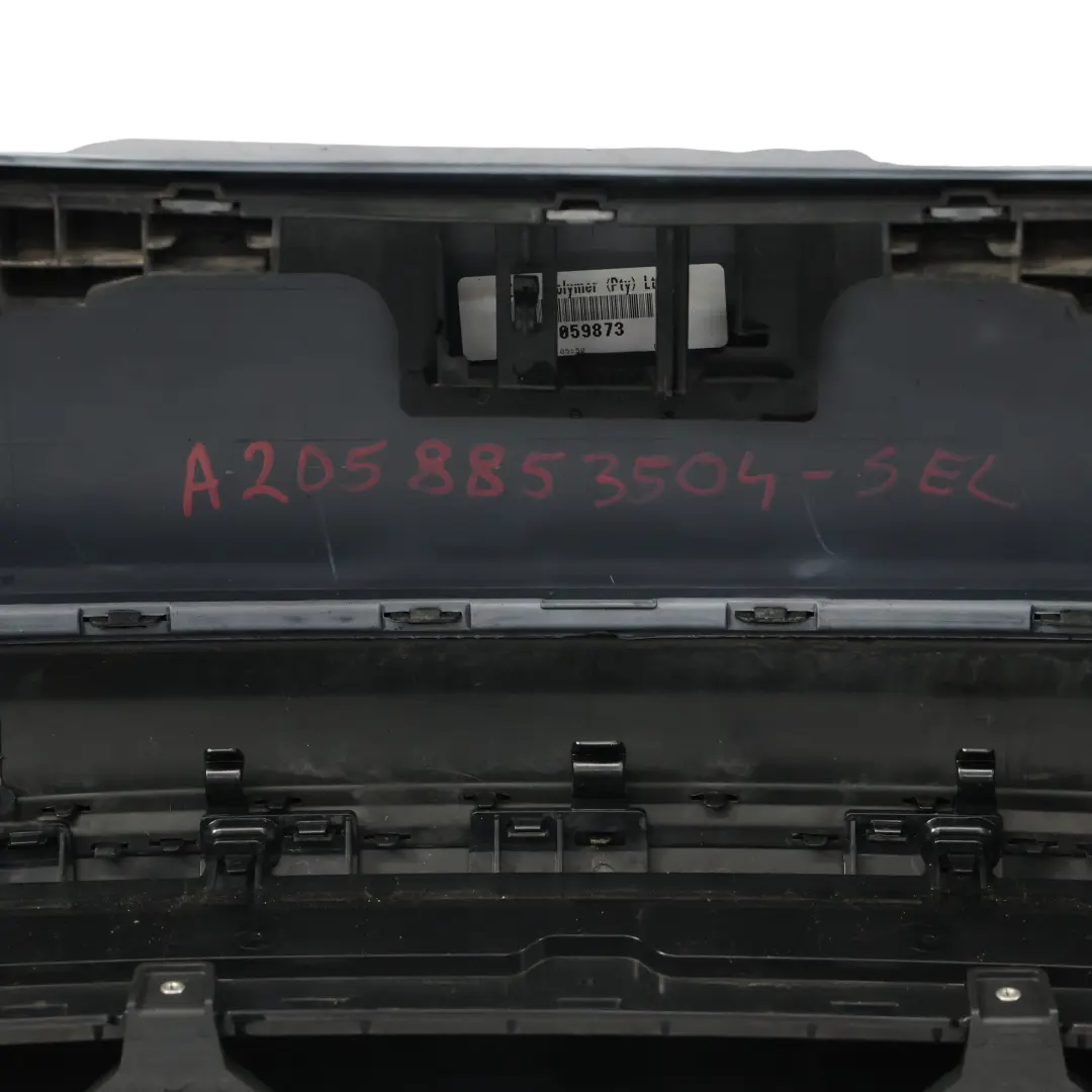 Mercedes W205 Hybrid Rear Bumper Trim Panel AMG Selenite Grey Metallic - 992 - SKU A2058853504-SEL - Part number A2058853504