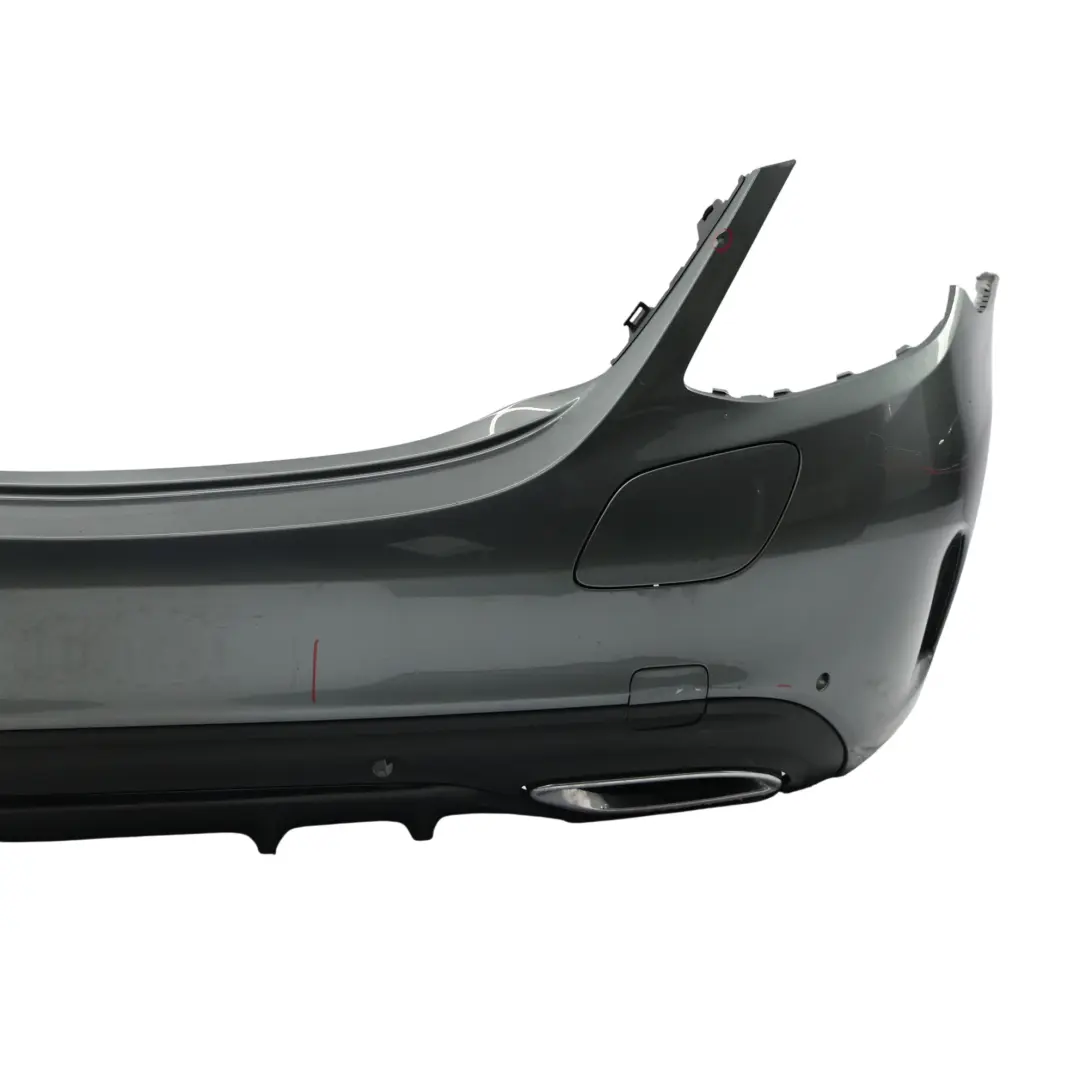 Hybryda Tylny Zderzak AMG Selenite Grey Szary Metalik - 992 do Mercedes W205 o numerze A2058853504 Mercedes W205 Hybryda Tylny Zderzak AMG Selenite Grey Szary Metalik - 992 - SKU A2058853504-SEL - Numer Części A2058853504