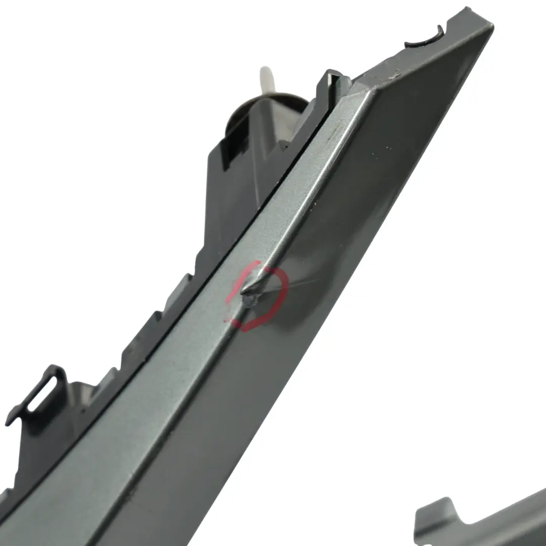 Bumper Trim Panel AMG Selenite Grey Metallic - 992 to Mercedes W205 Hybrid Rear with Part number A2058853504 Mercedes W205 Hybrid Rear Bumper Trim Panel AMG Selenite Grey Metallic - 992 - SKU A2058853504-SEL - Part number A2058853504