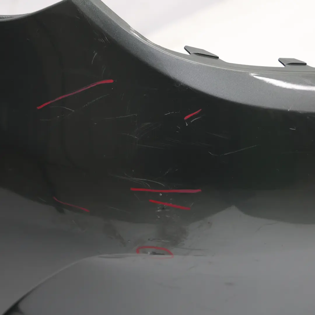 Bumper Trim Panel AMG Selenite Grey Metallic - 992 to Mercedes W205 Hybrid Rear with Part number A2058853504 Mercedes W205 Hybrid Rear Bumper Trim Panel AMG Selenite Grey Metallic - 992 - SKU A2058853504-SEL - Part number A2058853504