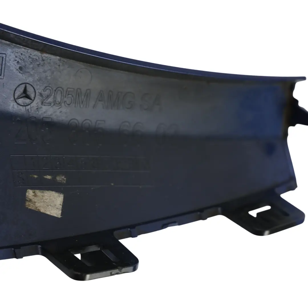 Bumper Wheel House Cover Front Right O/S Blue 896 to Mercedes C205 with Part number A2058856602 Mercedes C205 Bumper Wheel House Cover Front Right O/S Blue 896 - SKU A2058856602-BRB - Part number A2058856602