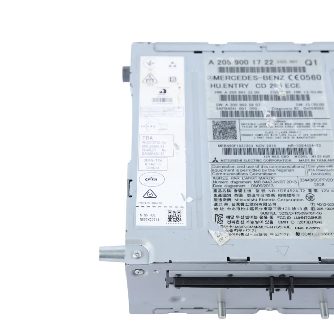 Mercedes W205 X253 W447 Computer Navigation Radio Player Hauptgerät - SKU A2059001722-1 - Teilenummer A2059001722