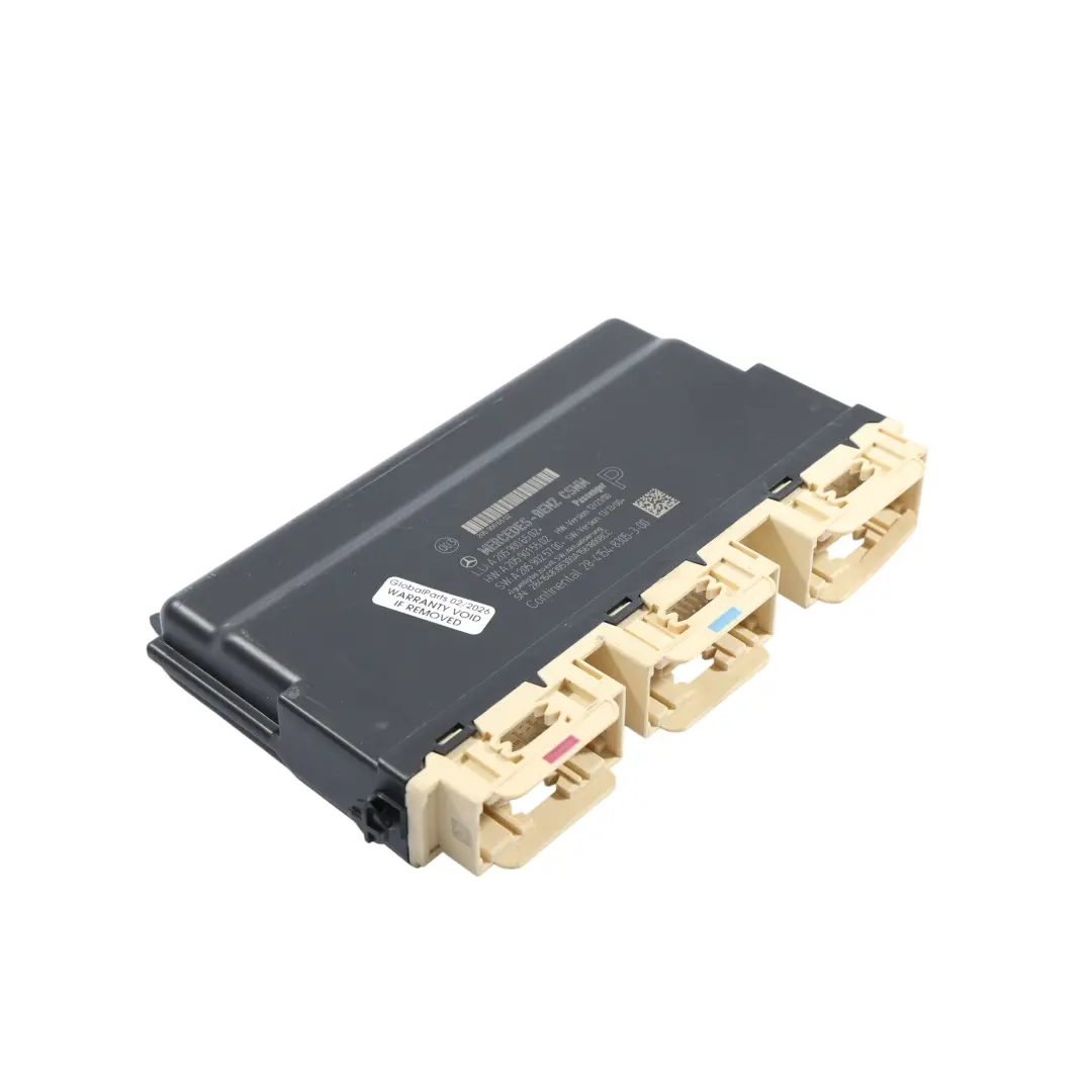 Modulo Controllo Sedili Anteriori Lato Passeggero per Mercedes W205 con numero di parte A2059006502 Mercedes W205 Modulo Controllo Sedili Anteriori Lato Passeggero - SKU A2059006502 - Numero di parte A2059006502