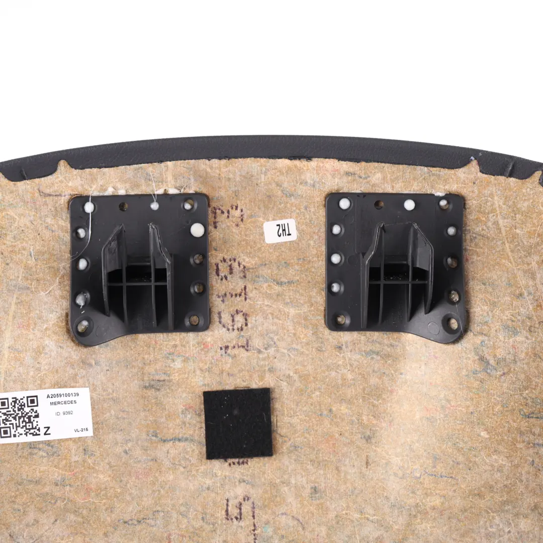 Mercedes S205 W205 Driver Seat Backrest Frame Cover Trim Leatherette - SKU A2059100139 - Part number A2059100139