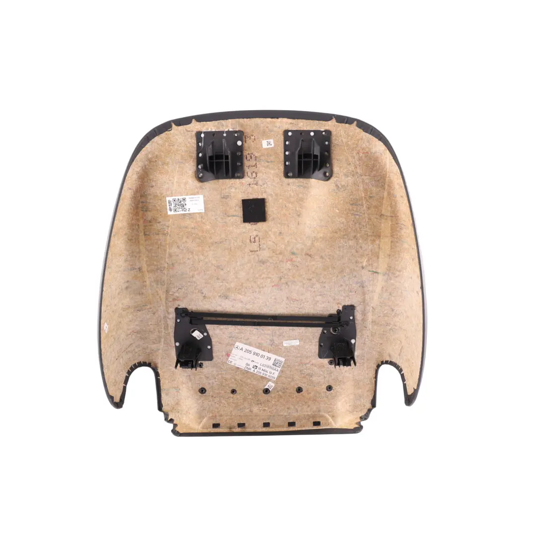 Mercedes S205 W205 Driver Seat Backrest Frame Cover Trim Leatherette - SKU A2059100139 - Part number A2059100139