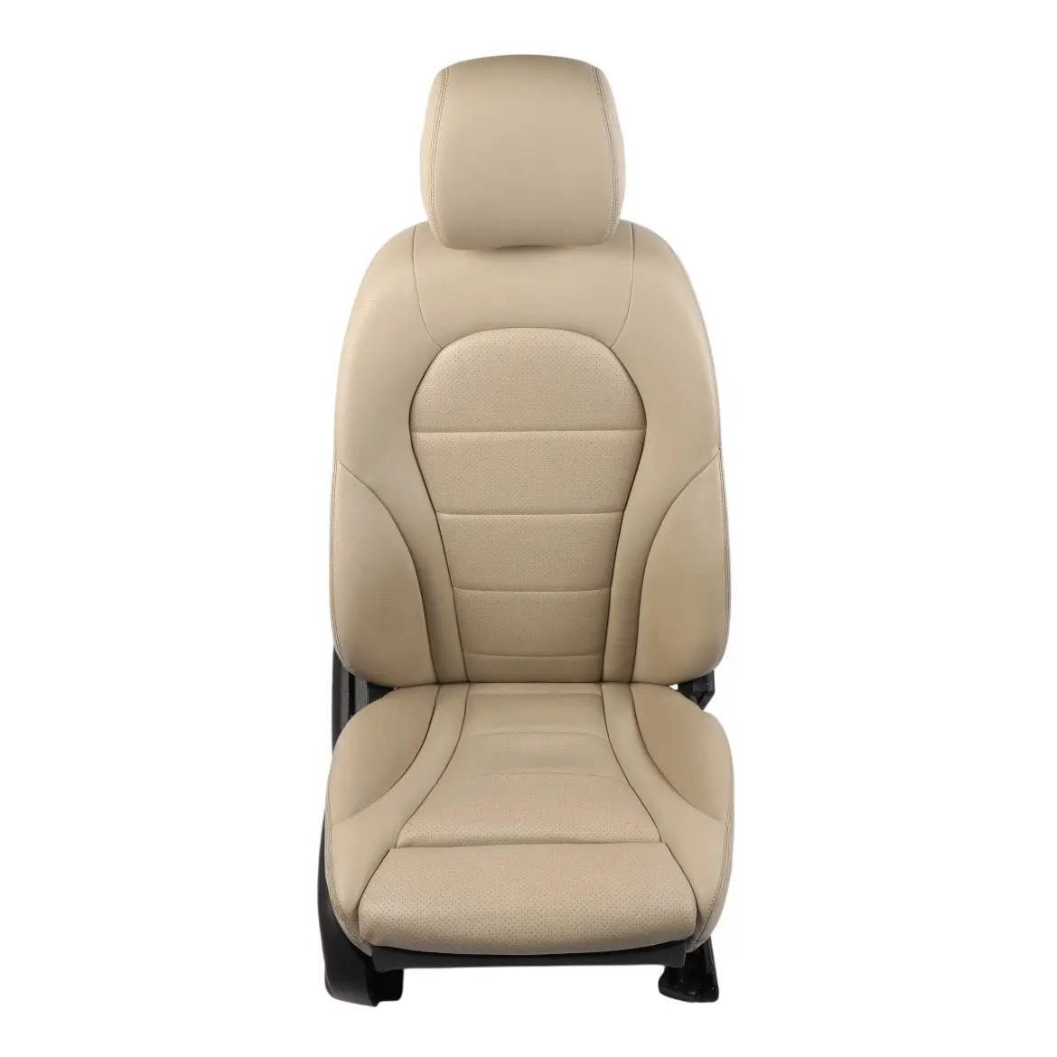 Mercedes W205 Front Seat Heated Memory Interior Leather Beige Right O/S