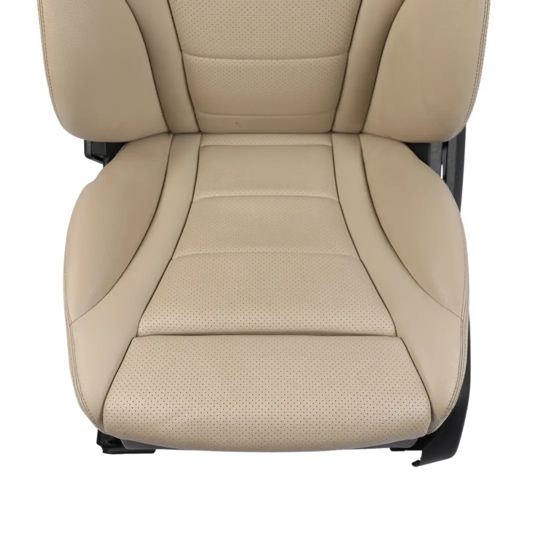 Mercedes W205 Sedile Anteriore Riscaldato Con Memoria In Finta Pelle Beige - SKU A2059101147-9 - Numero di parte A2059101147