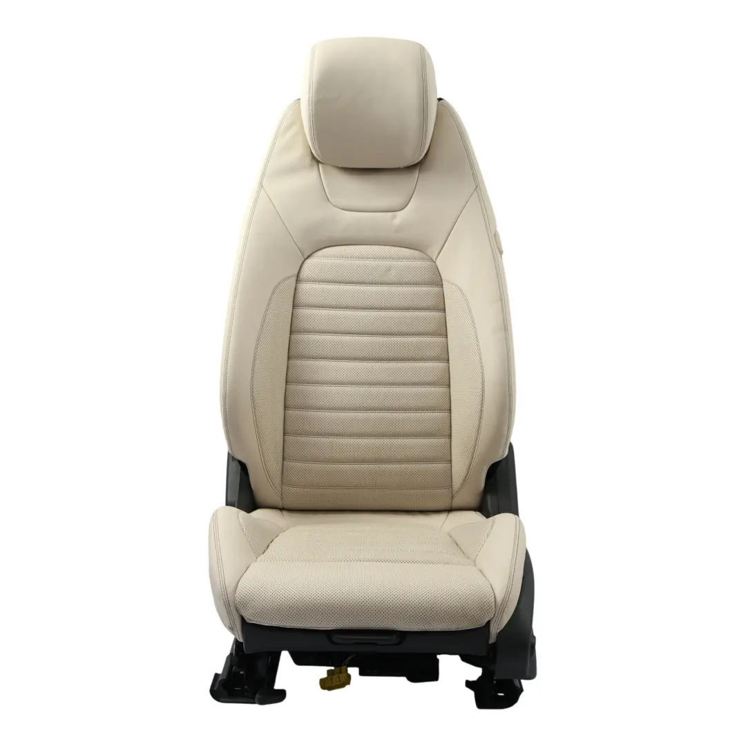Sedile Anteriore Riscaldato Elettrico Pelle Beige Sinistro per Mercedes C205 Coupe con numero di parte A2059106102 Mercedes C205 Coupe Sedile Anteriore Riscaldato Elettrico Pelle Beige Sinistro - SKU A2059106102-3 - Numero di parte A2059106102