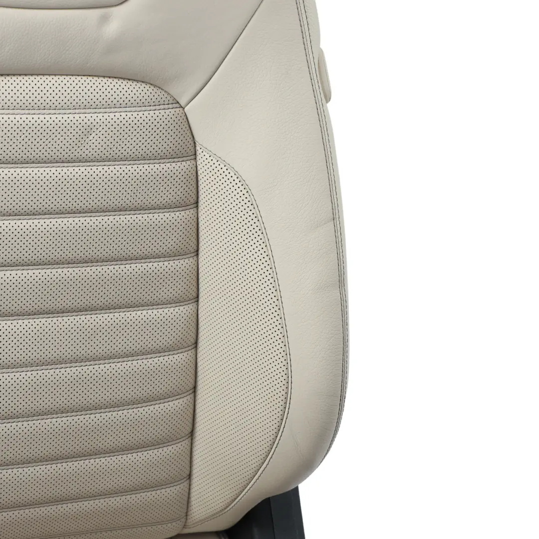 Mercedes C205 Coupe Siège Avant Chauffant Électrique Cuir Beige Gauche - SKU A2059106102-3 - Numéro de pièce A2059106102