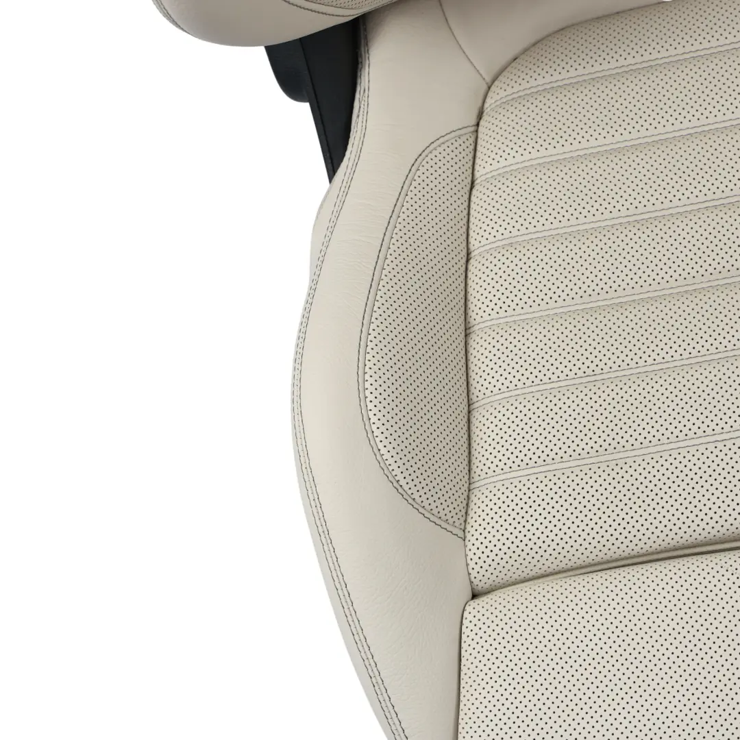 Mercedes C205 Coupe Front Seat Heated Electric Interior Leather Beige Left N/S - SKU A2059106102-3 - Part number A2059106102