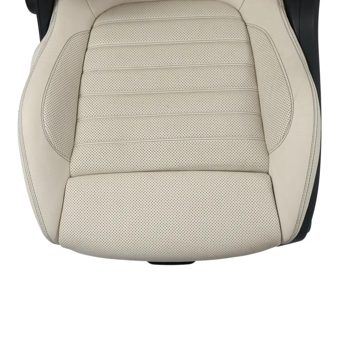 Mercedes C205 Coupe Siège Avant Chauffant Électrique Cuir Beige Gauche - SKU A2059106102-3 - Numéro de pièce A2059106102