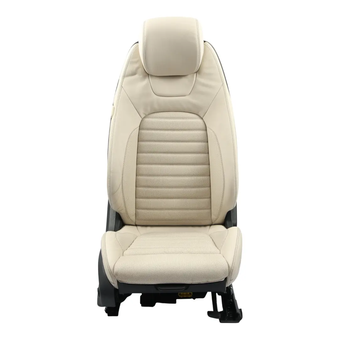 Mercedes C205 Coupe Asiento Delantero Calefactado Eléctrico Cuero Beige Derecho - SKU A2059106102-4 - Número de pieza A2059106102