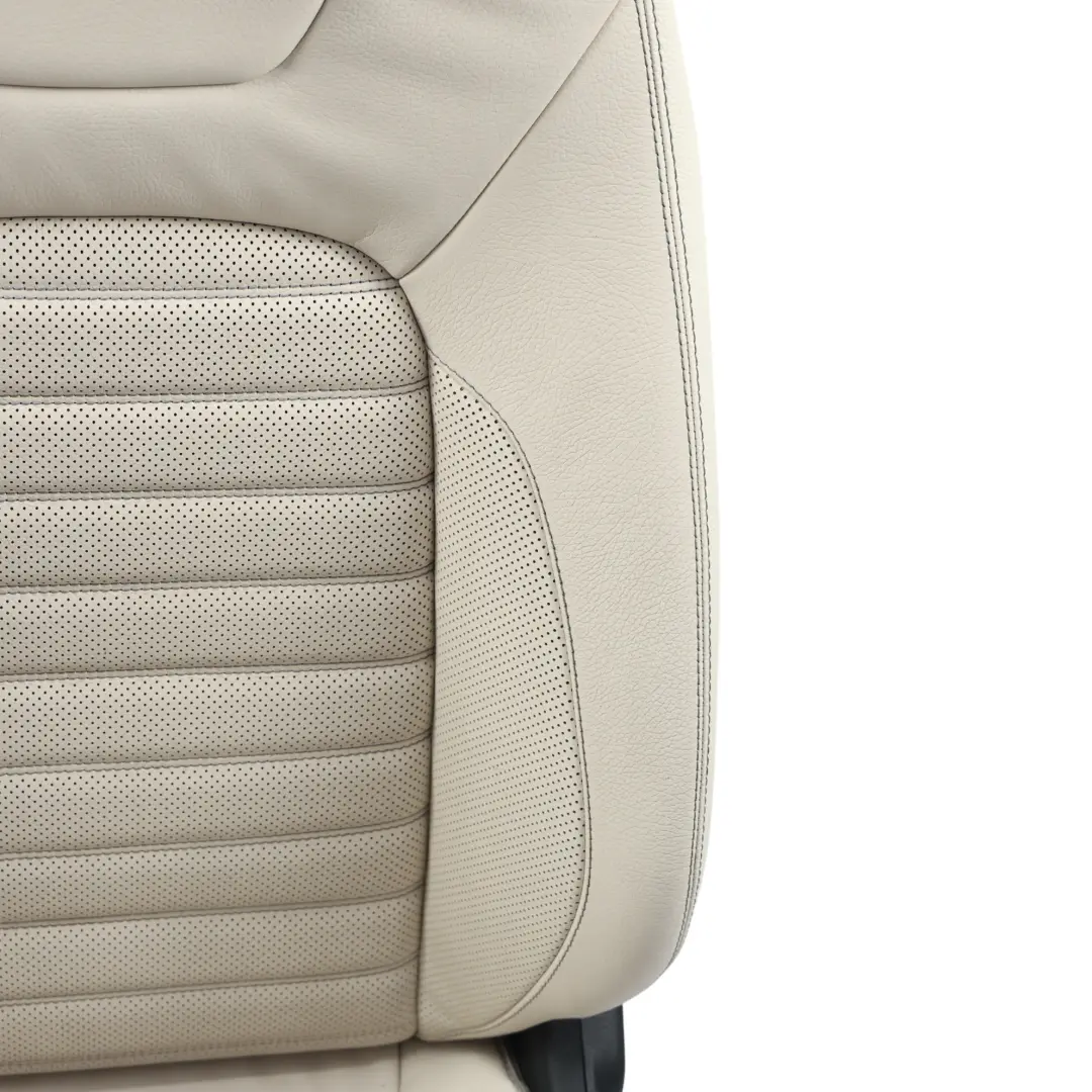 Mercedes C205 Coupe Asiento Delantero Calefactado Eléctrico Cuero Beige Derecho - SKU A2059106102-4 - Número de pieza A2059106102
