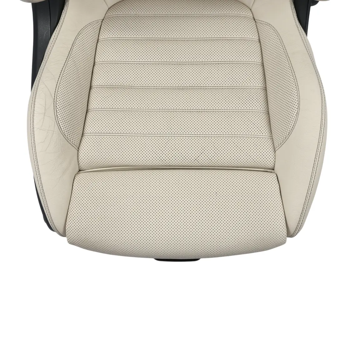 Mercedes C205 Coupe Asiento Delantero Calefactado Eléctrico Cuero Beige Derecho - SKU A2059106102-4 - Número de pieza A2059106102