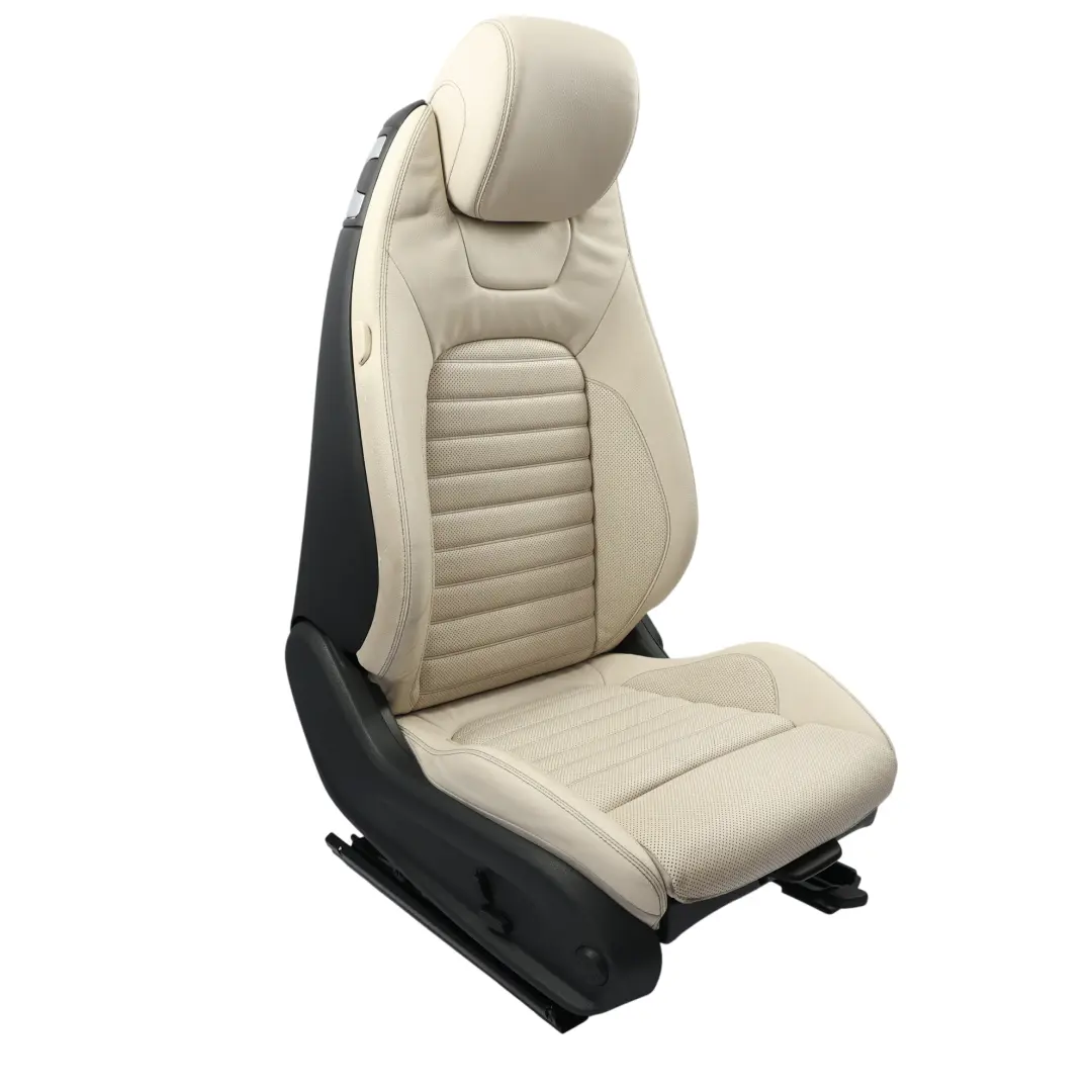 Front Seat Heated Electric Interior Leather Beige Right O/S to Mercedes C205 Coupe with Part number A2059106102 Mercedes C205 Coupe Front Seat Heated Electric Interior Leather Beige Right O/S - SKU A2059106102-4 - Part number A2059106102