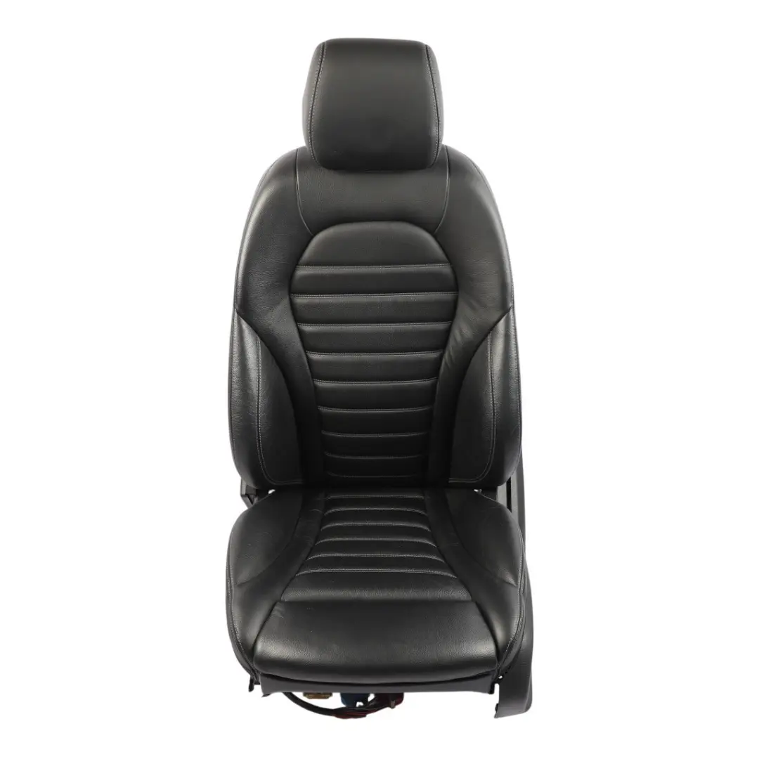Mercedes W205 S205 AMG Fotel Podgrzewany Skóra Lewy Przedni Czarny - SKU A2059106112-1 - Numer Części A2059106112