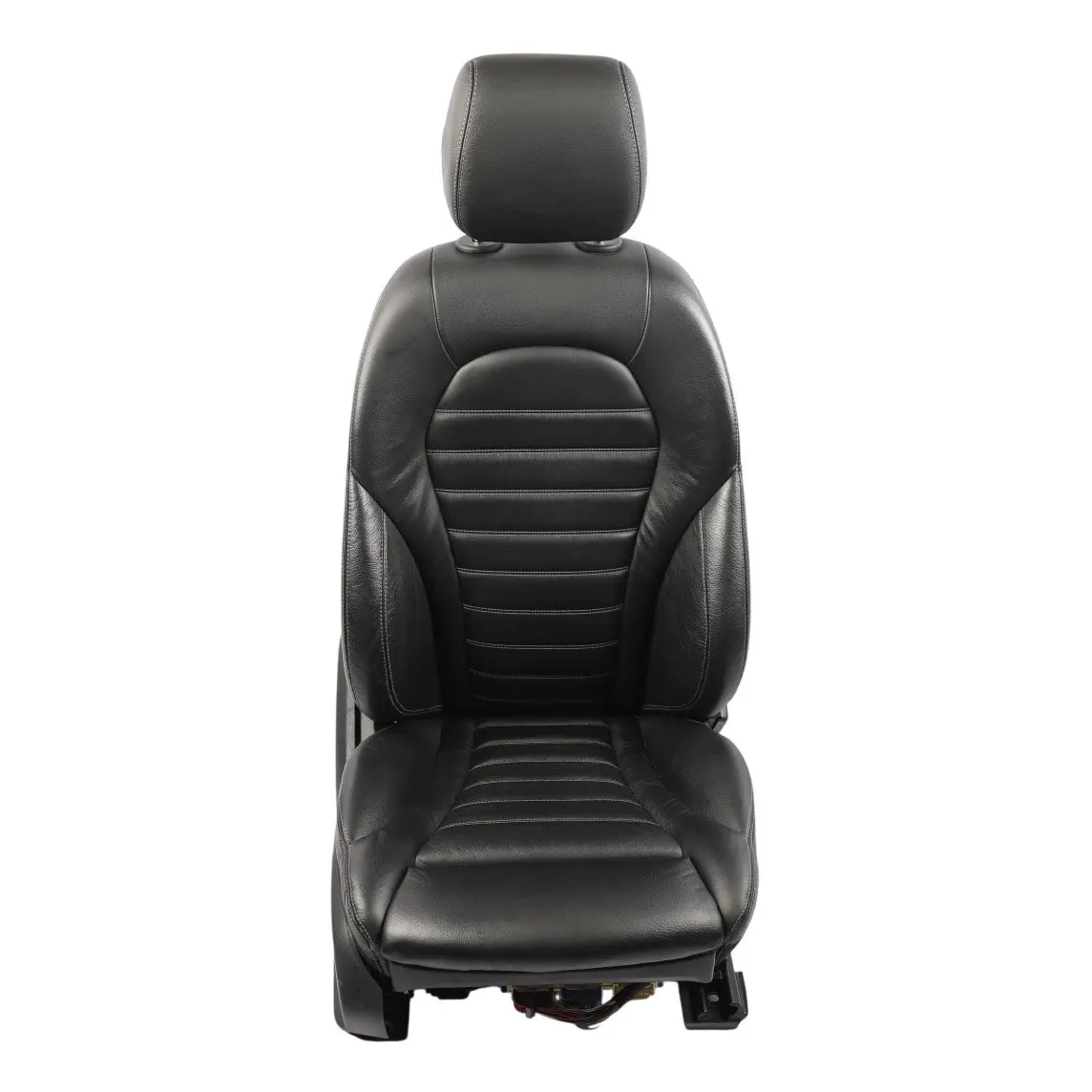 Asiento Cuero Mercedes W205 S205 Calefactable AMG Derecho Negro Eléctrico