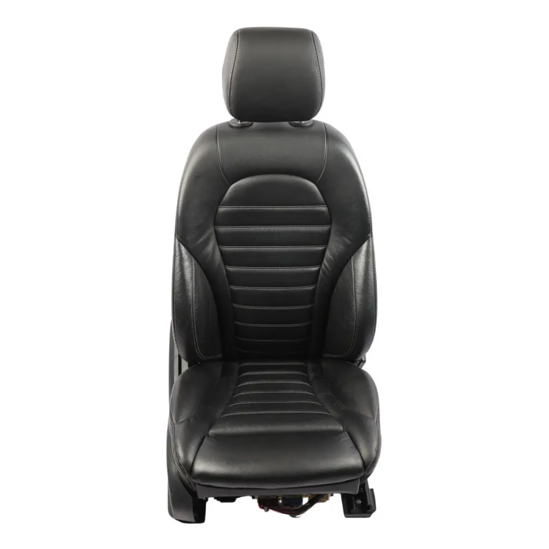  Leather Seat Mercedes W205 S205 Heated AMG Line Front Right O/S Black Electric - SKU A2059106112-2 - Part number A2059106112