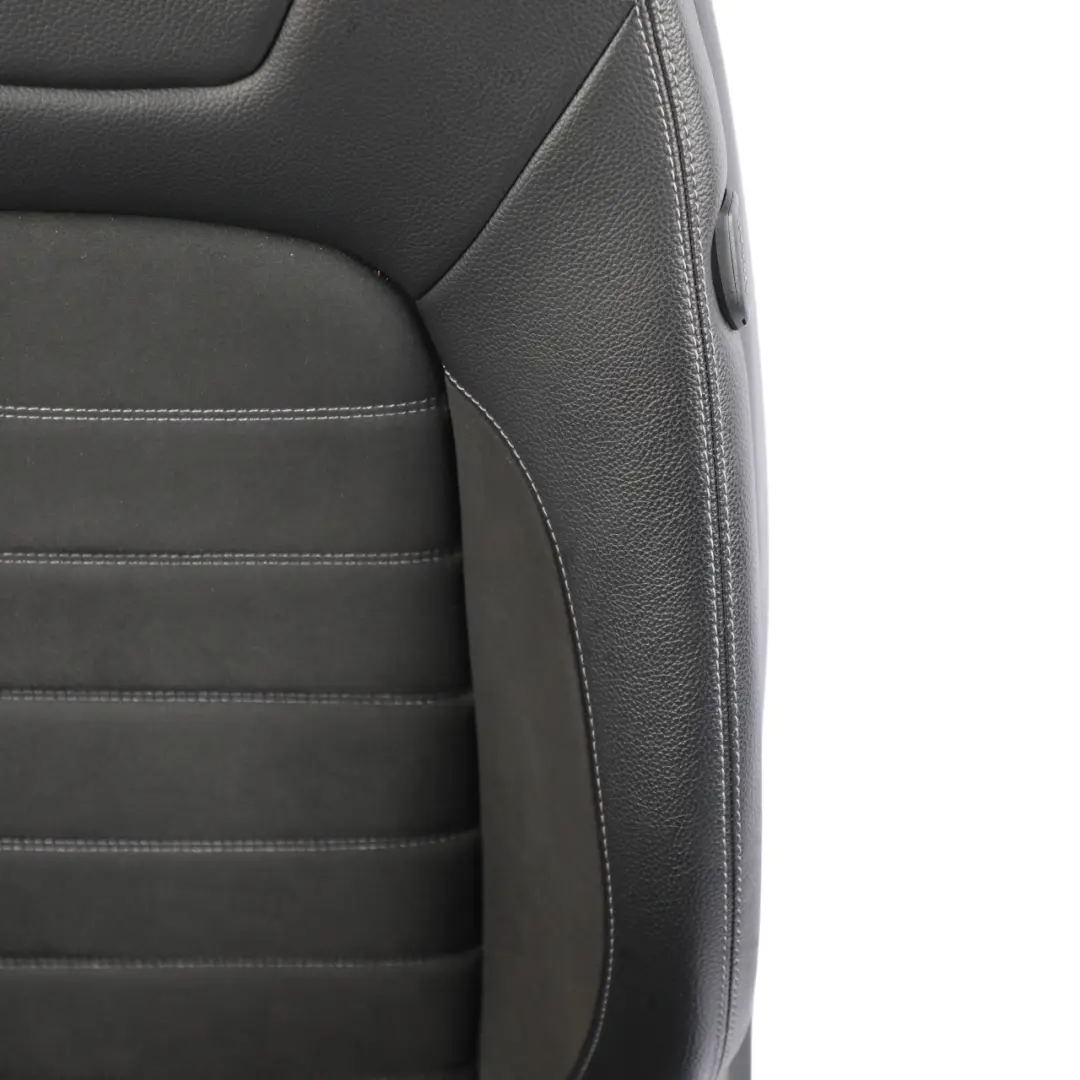 Mercedes C205 Coupe Vorne Links Sitz Schwarz Kunstleder Beheizt Elektrisch - SKU A2059106302-2 - Teilenummer A2059106302