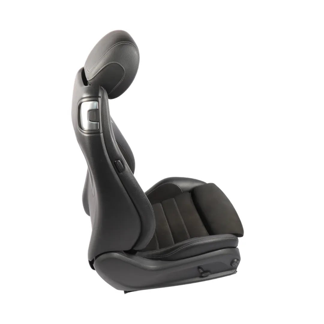 Mercedes C205 Coupe Front Seat Heated Electric Alcantara Leather Black Right O/S - SKU A2059106302-4 - Part number A2059106302