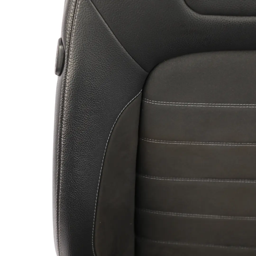 Mercedes C205 Coupe Front Seat Heated Electric Alcantara Leather Black Right O/S - SKU A2059106302-4 - Part number A2059106302