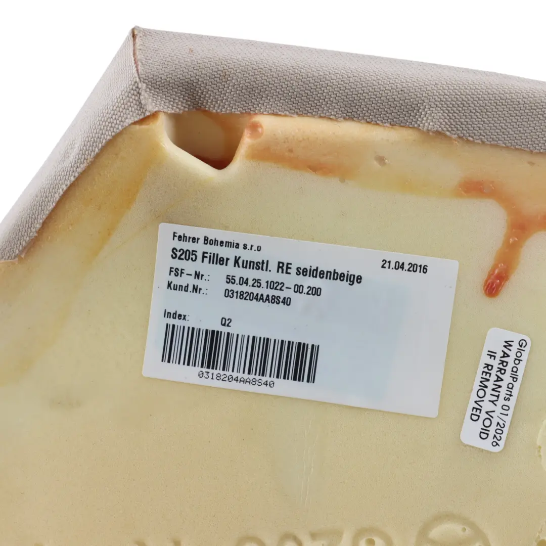 Rücksitzbezug Kunstleder Rechts 5504251022 für Mercedes S205 mit Teilenummer A2059202800 Mercedes S205 Rücksitzbezug Kunstleder Rechts 5504251022 - SKU A2059202800-1 - Teilenummer A2059202800