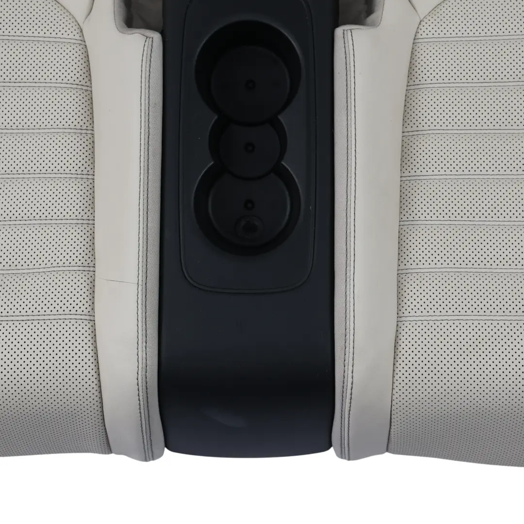 Bench Bottom Lower Covering Cup Holder Leather to Mercedes C205 Rear Seat with Part number A2059207900 Mercedes C205 Rear Seat Bench Bottom Lower Covering Cup Holder Leather - SKU A2059207900-2 - Part number A2059207900