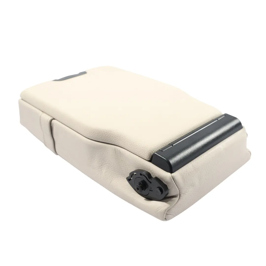 Mercedes W213 Accoudoir Siège Arrière Cuir Beige Amande - SKU A2059700101-4 - Numéro de pièce A2059700101