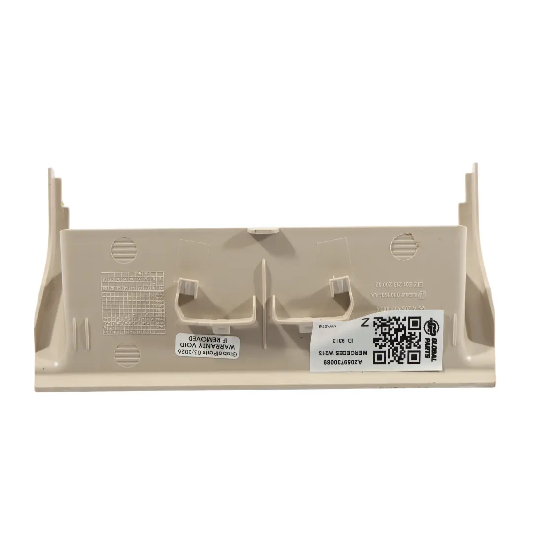 Mercedes W205 W213 Support Fixation D'Accoudoir Banquette Arrière - SKU A2059730089 - Numéro de pièce A2059730089