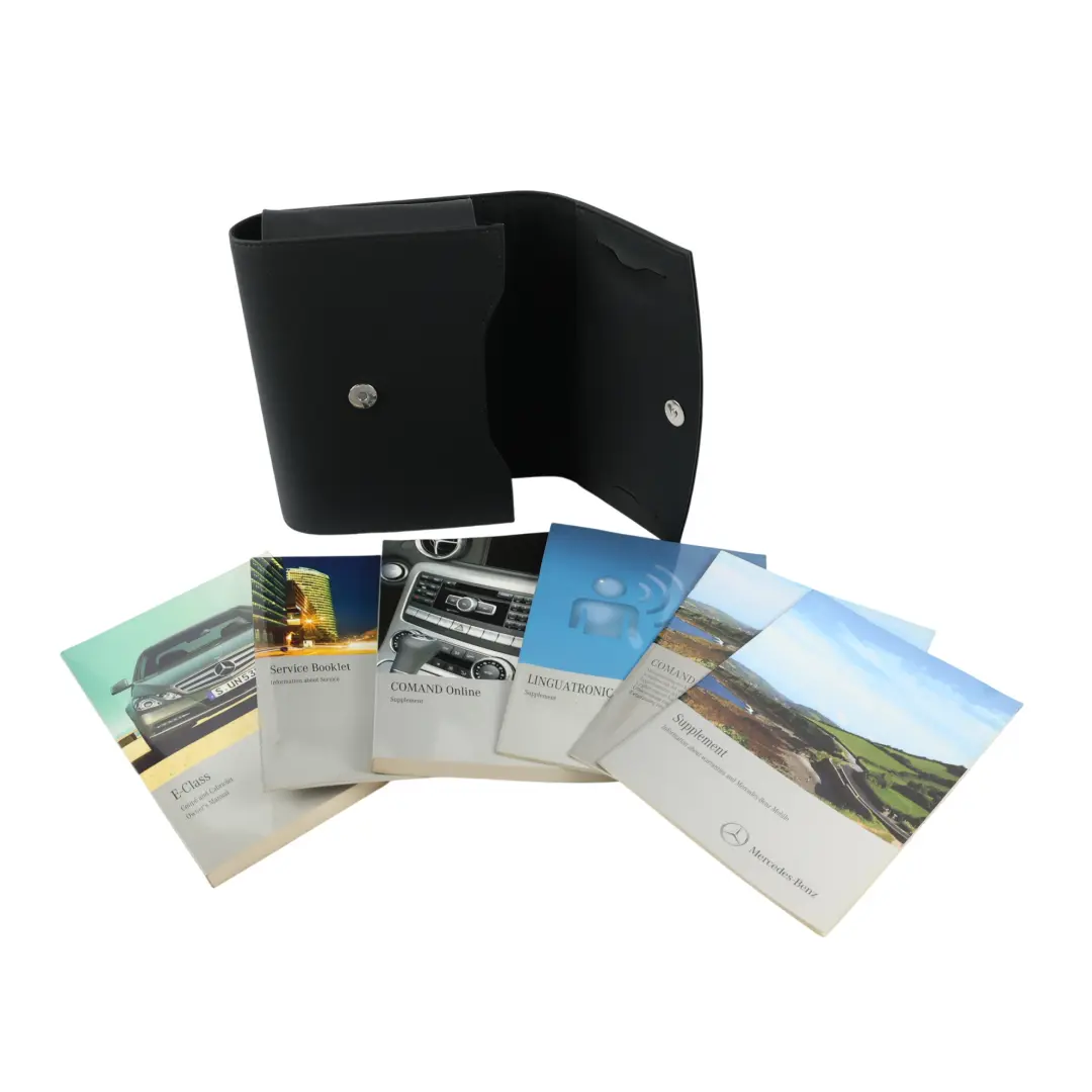 Mercedes W207 Service Booklet Owner's Manual Handbook Set - SKU A2075843381 - Part number A2075843381