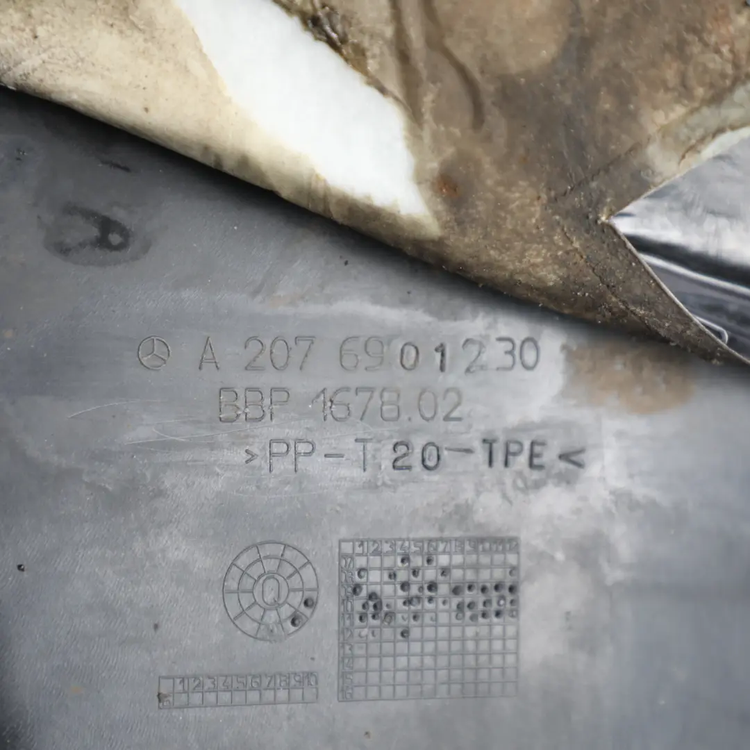 W207 Front Wheel Arch Cover Housing Rear Section Right O/S A2076901430 to Mercedes with Part number A2076901230 Mercedes W207 Front Wheel Arch Cover Housing Rear Section Right O/S A2076901430 - SKU A2076901230-1 - Part number A2076901230