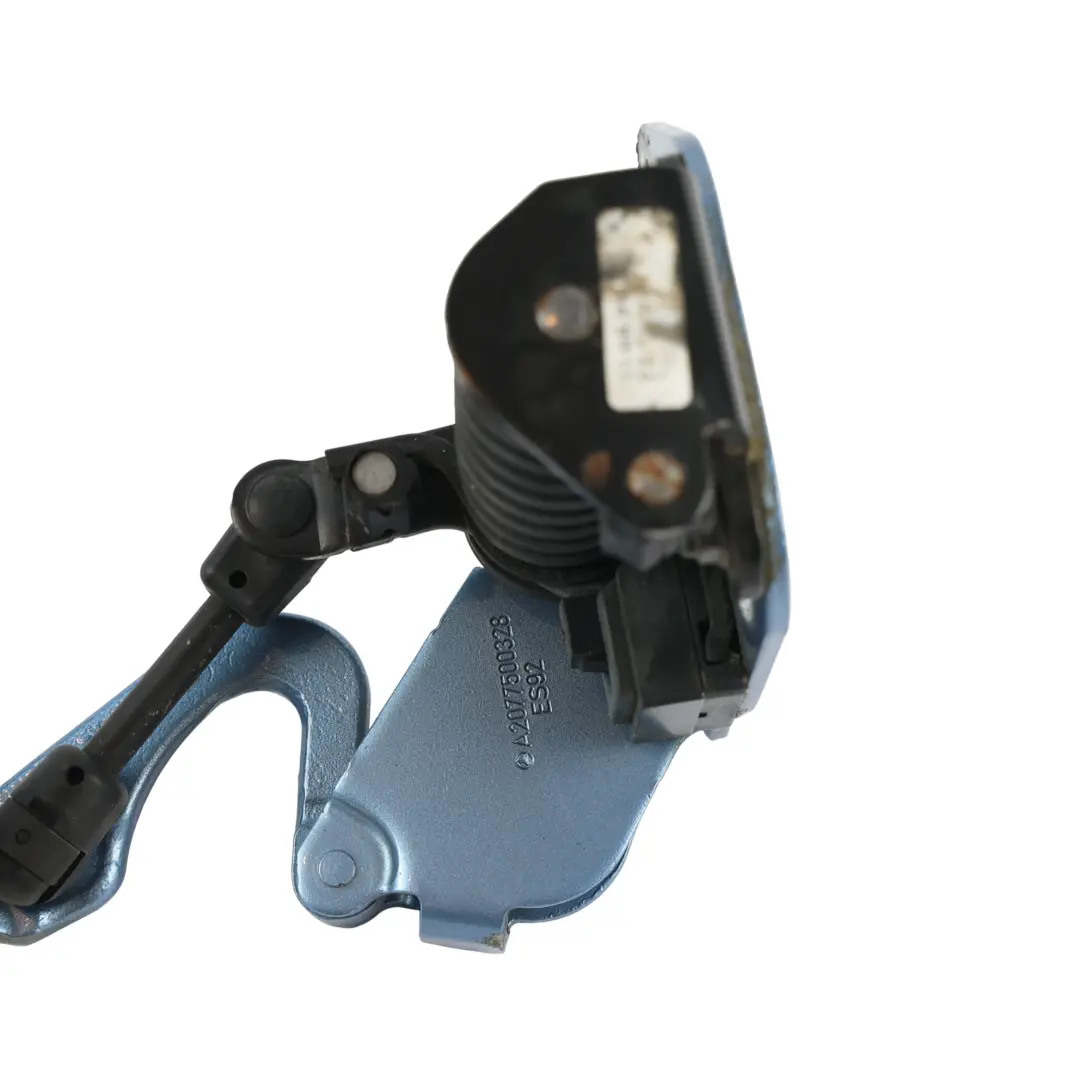 Trunk Lid Hinge Rear Left N/S Indigolite Blue - 230 to Mercedes A207 with Part number A2077500328 Mercedes A207 Trunk Lid Hinge Rear Left N/S Indigolite Blue - 230 - SKU A2077500328-INB - Part number A2077500328