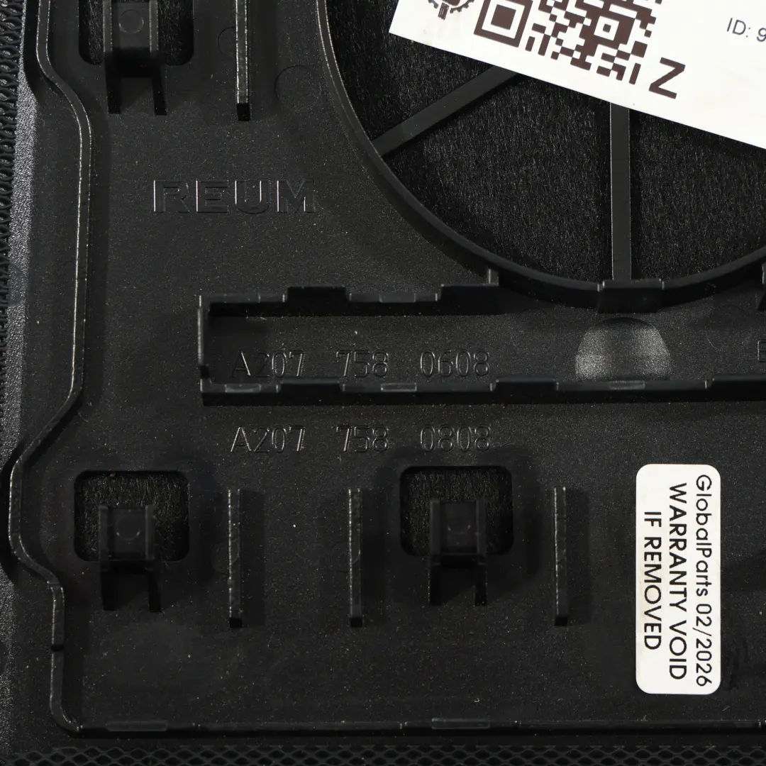 Tapa Trasera Abatible Cubierta Altavoz Panel Derecho para Mercedes A207 con número de pieza A2077580608 Mercedes A207 Tapa Trasera Abatible Cubierta Altavoz Panel Derecho - SKU A2077580608 - Número de pieza A2077580608