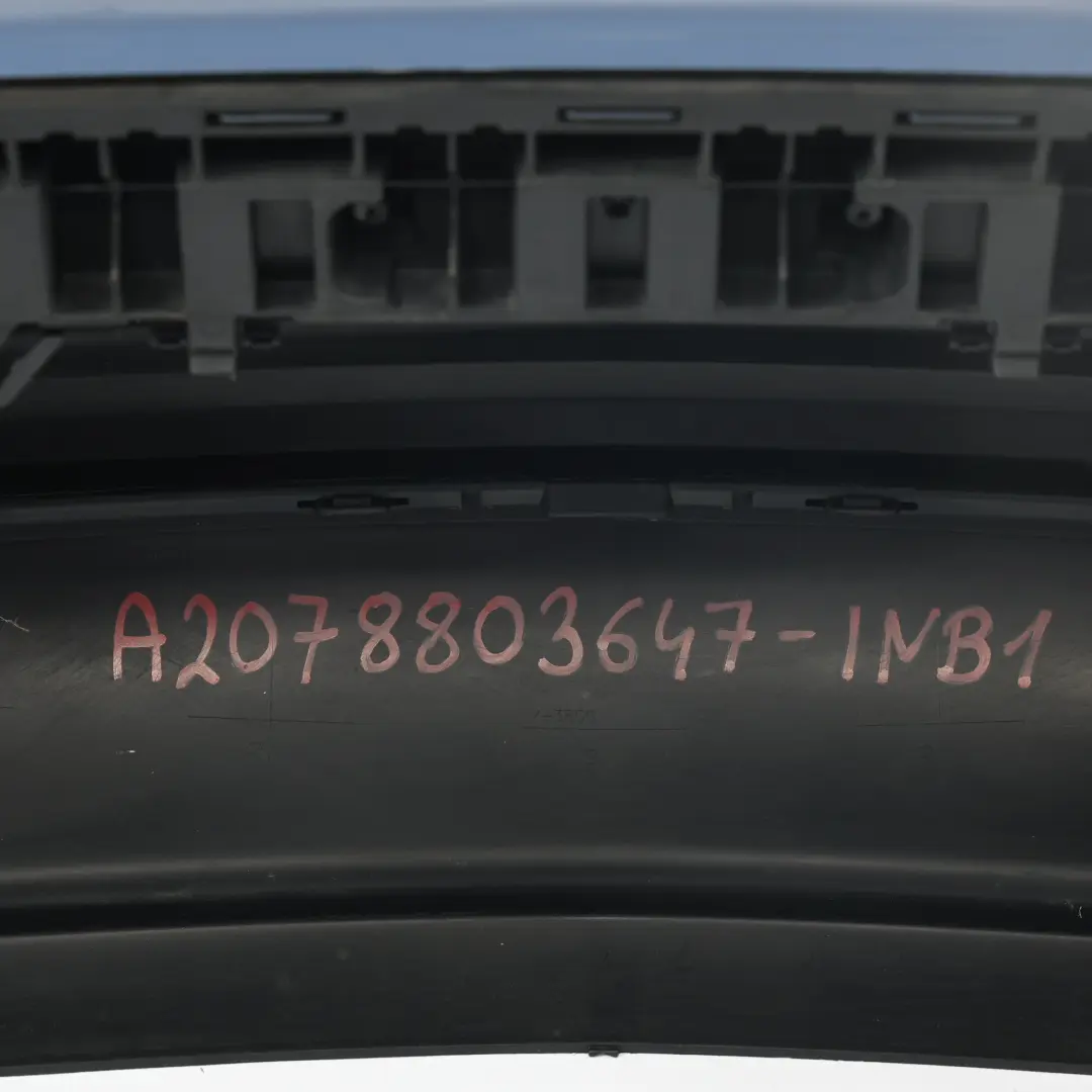 W207 Rear Bumper Trim Panel Covering Sport Indigolite Blue - 230 to Mercedes with Part number A2078803647 Mercedes W207 Rear Bumper Trim Panel Covering Sport Indigolite Blue - 230 - SKU A2078803647-INB1 - Part number A2078803647