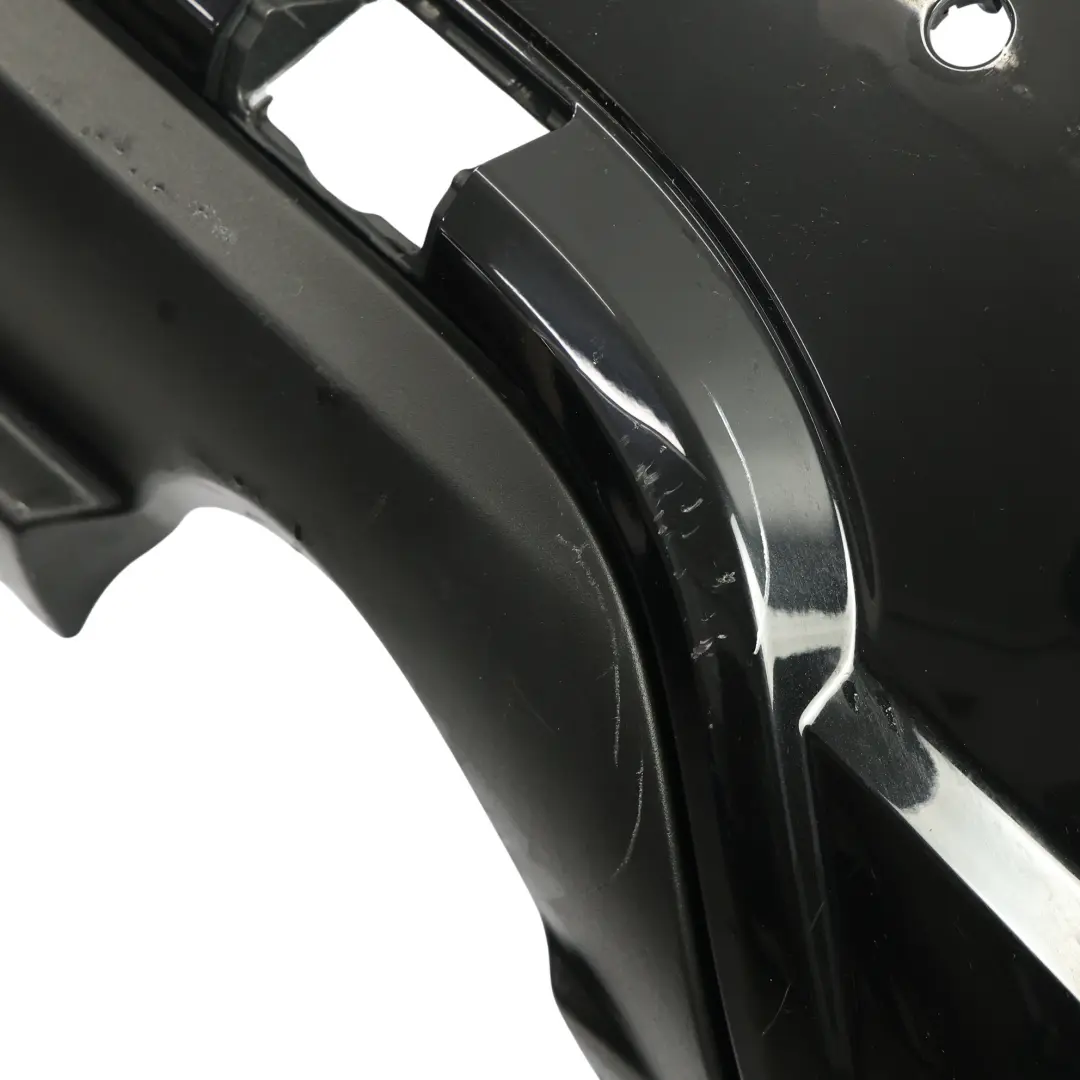 W207 Rear Bumper Trim Panel Covering Obsidian Black Metallic - 197 to Mercedes with Part number A2078803647 Mercedes W207 Rear Bumper Trim Panel Covering Obsidian Black Metallic - 197 - SKU A2078803647-OB2 - Part number A2078803647