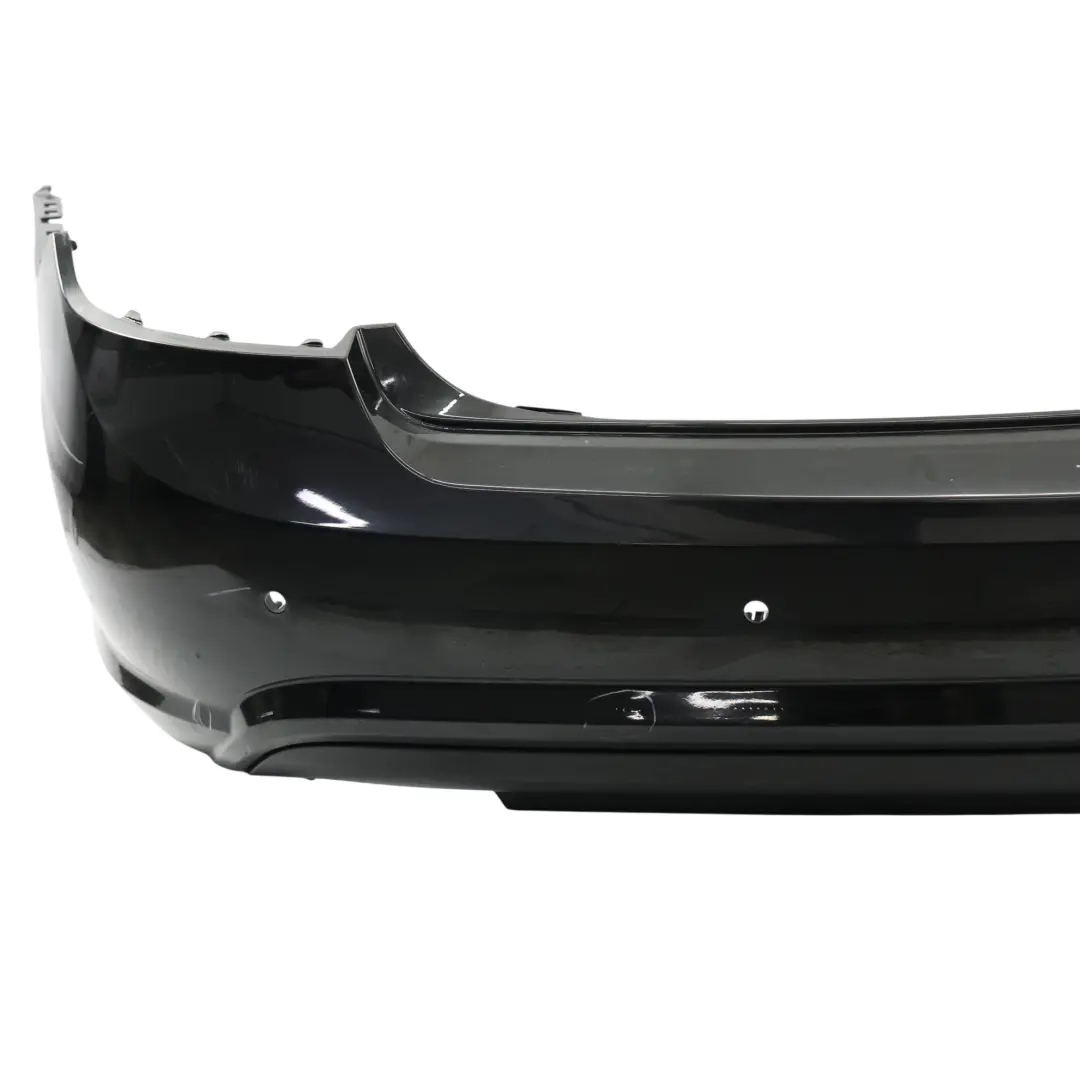 Mercedes W207 Rear Bumper Trim Panel Covering Obsidian Black Metallic - 197 - SKU A2078803647-OB2 - Part number A2078803647