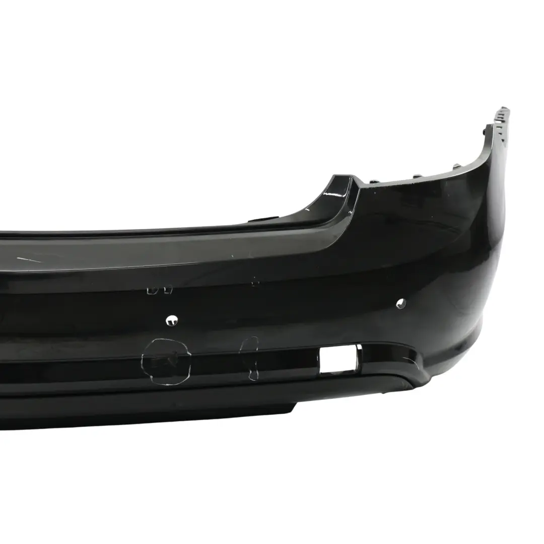 Mercedes W207 Rear Bumper Trim Panel Covering Obsidian Black Metallic - 197 - SKU A2078803647-OB2 - Part number A2078803647