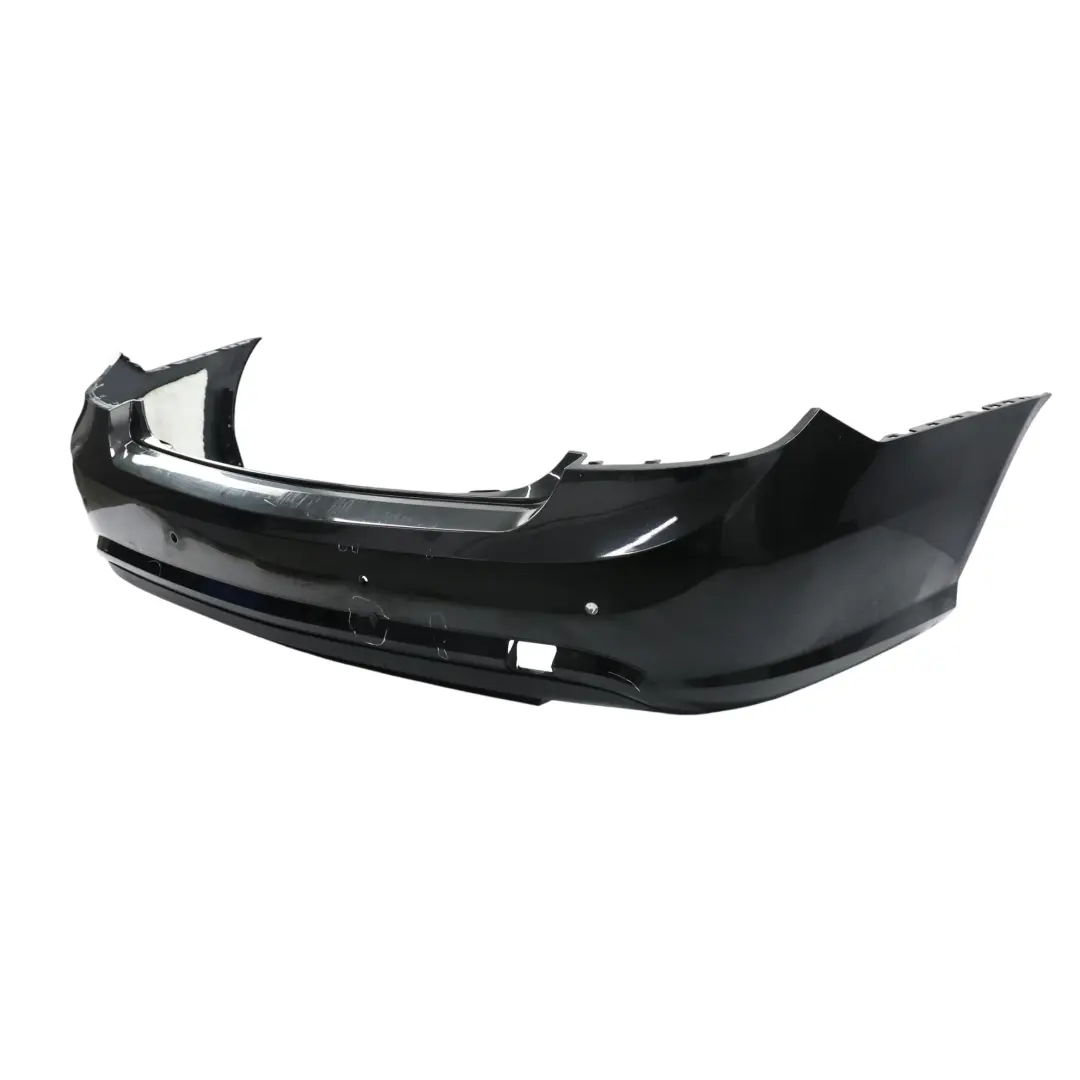 Mercedes W207 Rear Bumper Trim Panel Covering Obsidian Black Metallic - 197 - SKU A2078803647-OB2 - Part number A2078803647